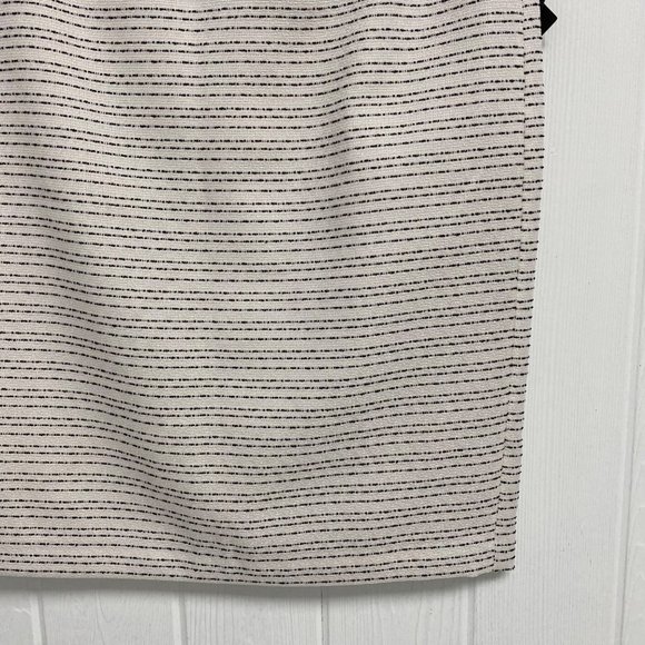 Le Suit Separates women's size 10 formal straight skirt glitters ivory black - Picture 11 of 11